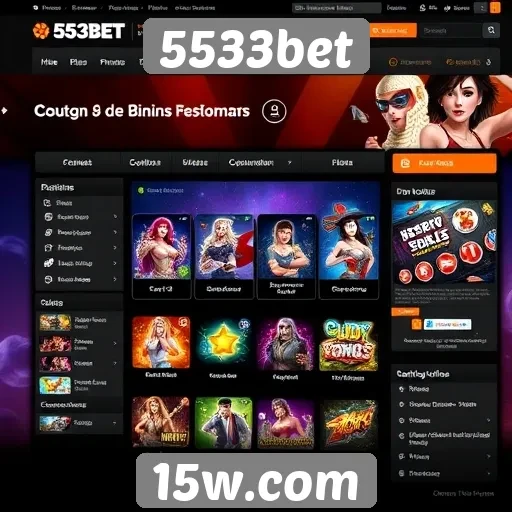 Analise da interface do usuário do site 5533bet
